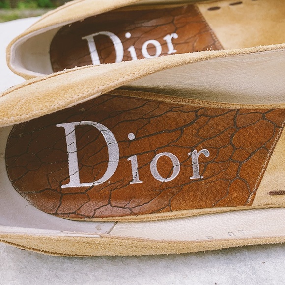 Authentic Dior Moccasin Peep Toe Heels - Picture 6 of 8